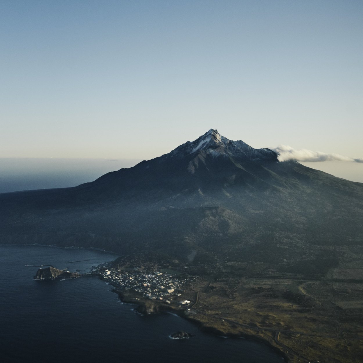 利尻島の風景