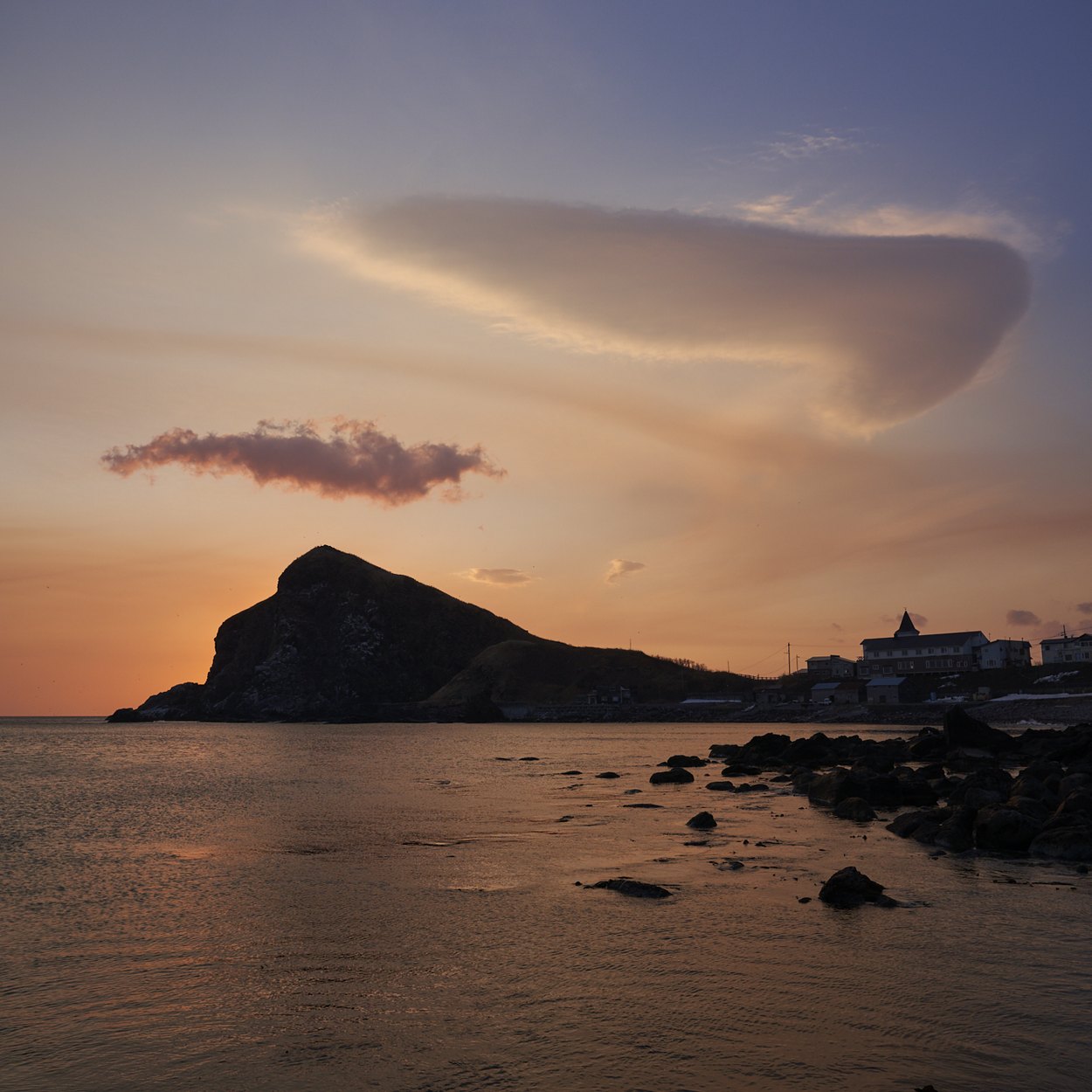 利尻島の風景